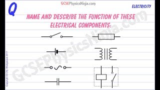 Electrical Components Symbols - Electric Circuits - GCSE Physics