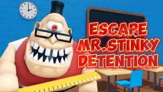 ESCAPE MR. STINKY DETENTION! (OBBY) Full Gameplay Roblox