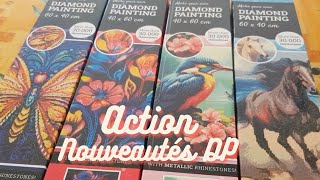 Unboxing Action nouveautés toiles Diamond Painting #action #diamondpainting #loisirscreatifs #noz