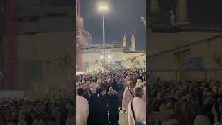 Rush outside khana kaba after prayer #makkah #khanakaba #shorts