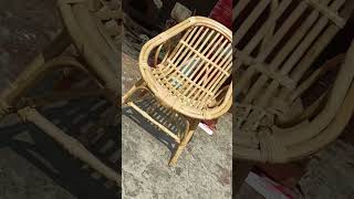 Rattan cane chair for kids