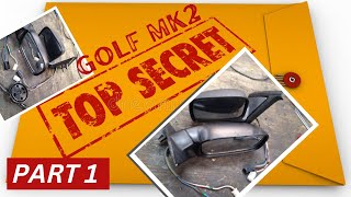 How To VW Golf mk2 Electric Door Mirrors