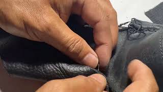 Jahit Kulit semudah 123. Sewing leather as easy as 123