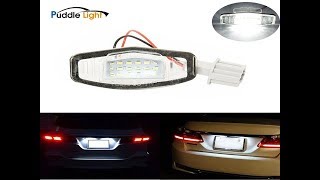 2pcs Error Free LED License Plate Light Lamp For Honda Accord Odyssey