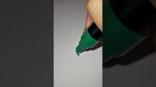 Green POSCA Pen Activating #like #subscribe #cool #asmr #posca #activating