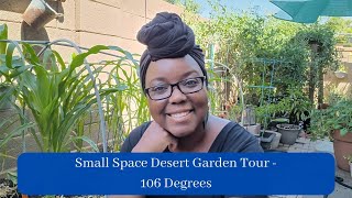 Small Space Desert Garden Tour  - 106 Degrees