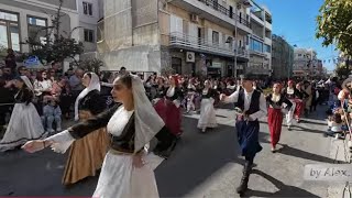 Ρέθυμνο, παρέλαση 28 Οκτωβρίου 2024 , the Ochi parade in Rethymno, October 2024