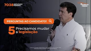 Precisamos mudar a legislação | Delegado Maurício Freire