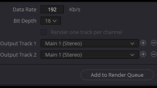 How to set multiple output tracks in DaVinci Resolve?