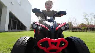 24V Can Am Renegade 1-Seater Kids ATV (Lifestyle Video)