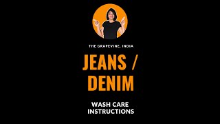 JEANS/DENIM wash - how to care for your denims?!