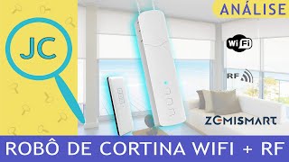 Robô de Cortina (Wifi + RF) da ZEMISMART - Automatize sua cortina facilmente !!! ((( ANÁLISE)))