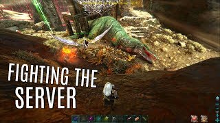 WE STOLE THE SERVERS 1ST GIGA and More PVP - MTS PVP (E4) - ARK Survival