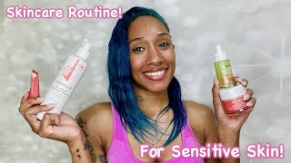 Nighttime Skincare Routine ft  Derma E's Pure Biome Line! | Skincare for Sensitive Skin