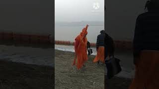 prayagraj(allahabad) magh mela 2023||प्रयागराज के मेले में करिये दिव्य संतो के अद्भुत दर्शन #shorts