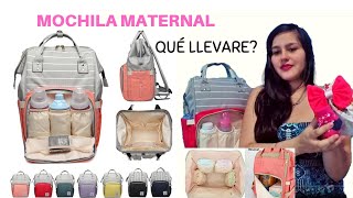 MOCHILA MATERNAL QUE LLEVO.?