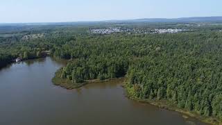 Moncton New Brunswick Canada, drone video irishtown nature park.