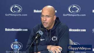 2019 spring practice_James Franklin (Micah Parsons)