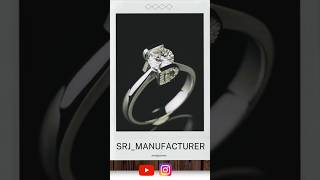 how to make a silver diamond ring 🧐🧐 #diamondring #silverring #shortfeed #viral