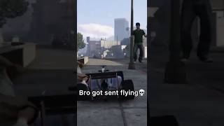 Bro got sent flying 💀💀💀💀💀 #gta #gta5 #gtaonline #gtaclips #shorts #music