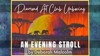 Diamond Art Club Unboxing | Deborah Malcolm An Evening Stroll | #runfreedpalong