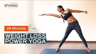 25 Minutes Power Yoga for Weightloss