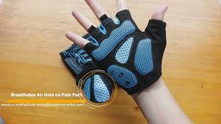 MOREOK Bike Gloves 5MM Gel Pad Mountain Bike Gloves Breathable Bicycle Gloves Non slip Road Biking C