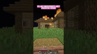 NUNCA VUELVO HACER UNA CASA DE MADERA… #minecraft #ahorts #gaming