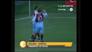 Quilmes 0 - 1 Arsenal (Clausura 2007) solo gol