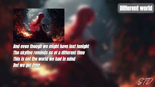 Nightcore - Different World - (AlanWalker / Lyrics)