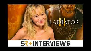 Connie Nielsen & Gladiator II Team Praise Ridley's Scott Vision For The Sequel On The Red Carpet