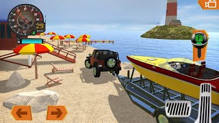 Camper Van Beach Resort Simulator Gameplay || CRAZY parking in City || { Android, ios }