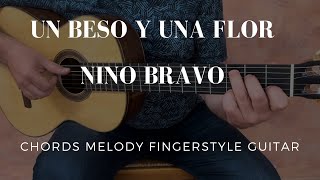 ✅Un beso y una flor, Nino Bravo, guitarra cover.