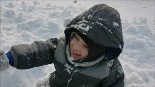 Little Gavin Baby Playing In A Ton Of Snow! (Recorded 12/17/2020)