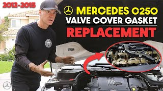 MERECEDES C250/SLK250 Valve Cover Gasket Replacement 2012 - 2015 (Fast Method)