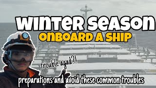 Winter Season Preparation Onboard a Ship| Trouble on Bridge window Heater|BatangMarino Ep.067