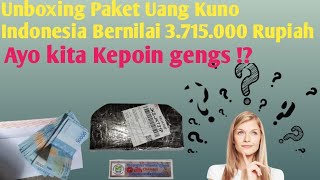 Unboxing Paket Uang Kuno Indonesia Bernilai 3.715.000 Rupiah @seputarduniauang