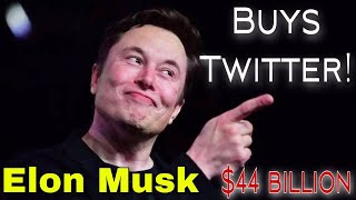 Elon Musk buys Twitter for $44 billion!!! All the latest news HERE! Celebrity