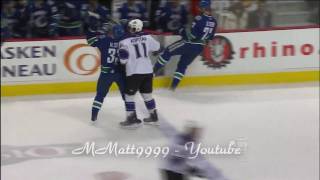 Henrik Sedin - Stick in the visor