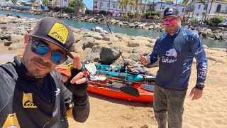 PESCA EN KAYAK con AMIGOS E TERRAS, mi amigo Brasileño Pescador de agua Dulce SE QUEDÓ FRUSTRADO