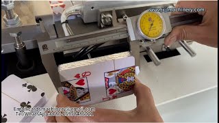 BK-140A Automatic Poker Cards Cellophane Packing Machine