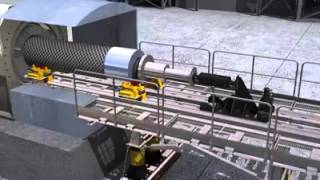 Generator Rotor Removal System