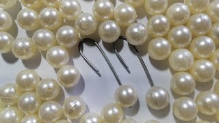 Simple Pearl Earrings DIY