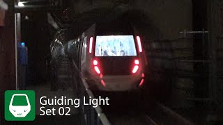 MRT KAJANG LINE (SBK LINE) GUIDING LIGHT SET 02 DEPARTING AT BUKIT BINTANG STATION