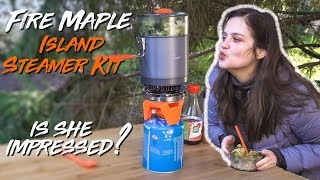 Fire Maple Island Steamer Kit ULTIMATE TEST ... SURPRISE ROMANTIC DINNER FOR MY GIRLFRIEND !