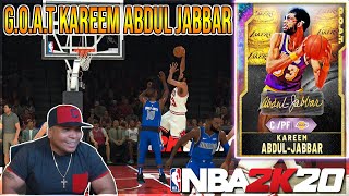 NBA2K20 MYTEAM GALAXY OPAL KARREM ABDUL JABBAR THE GOAT, THIS CARD IS UNREAL ITS OVER POWERED