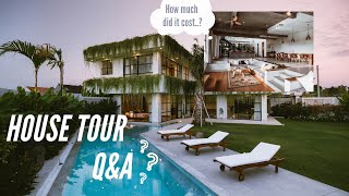 House Tour Q&A - WE BUILT OUR DREAM BALI HOUSE