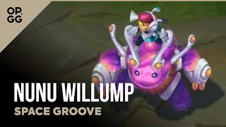 Space Groove Nunu Willump - OP.GG Skin Review - League of Legends