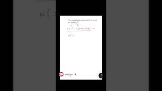 Discover how to find a quadratic polynomial from its zeros!