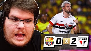 CASIMIRO REAGE A SÃO PAULO 2X0 BARCELONA - MELHORES MOMENTOS #casimiro